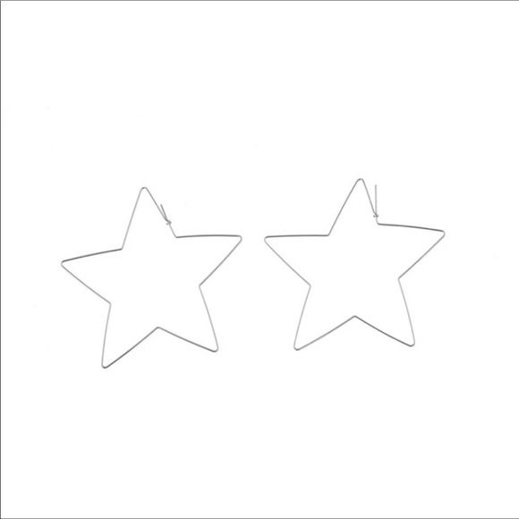 ▪️Last One: Gold tone star hoops. - Picture 3 of 7
